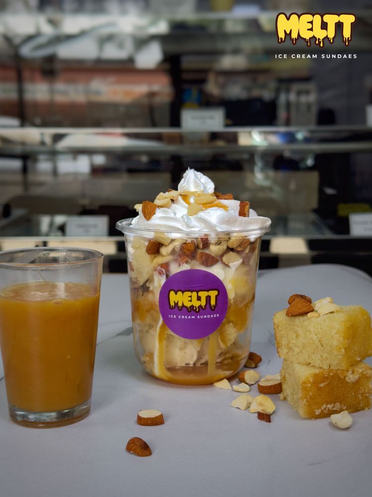 Nutty Caramel Sundae